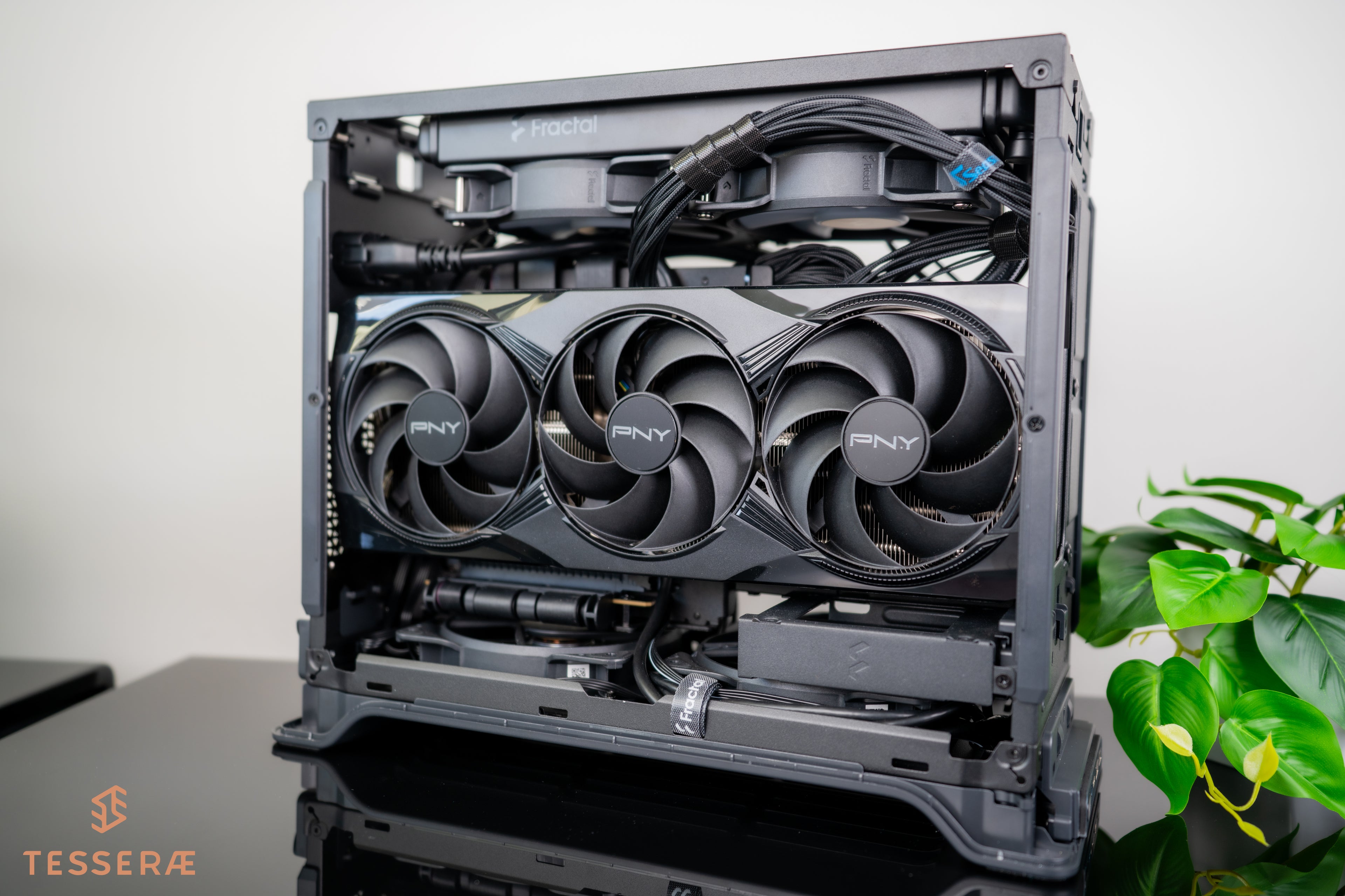 Quick Ship Blue Exo - 9800X3D CPU with RTX 5080 graphics card