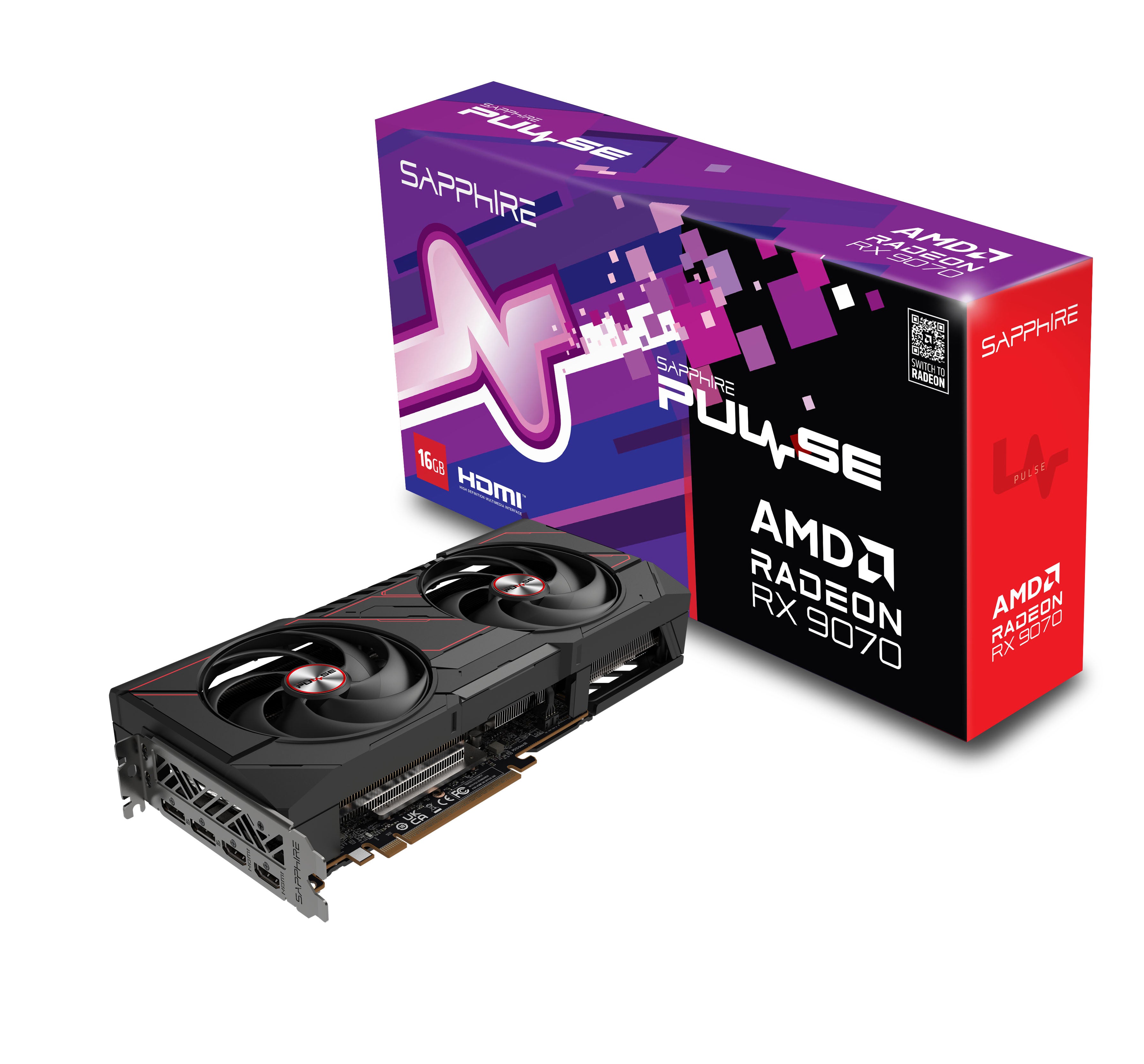 Sapphire PULSE AMD Radeon RX 9070 Gaming