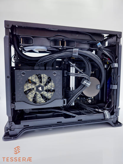 Quick Ship Silver Exo - 9800X3D CPU with RTX 4080 Super graphics card