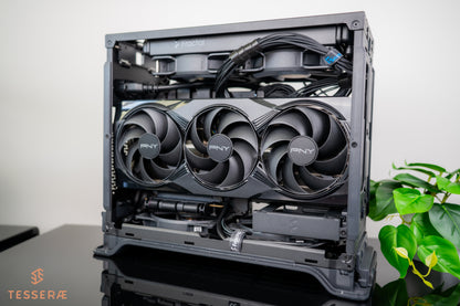 Quick Ship Blue Exo - 9800X3D CPU with RTX 5080 graphics card