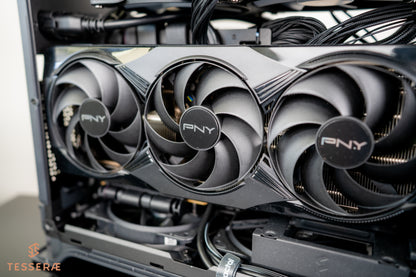 Quick Ship Blue Exo - 9800X3D CPU with RTX 5080 graphics card