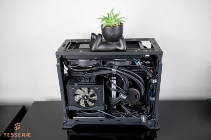 Quick Ship Silver Exo - 9800X3D CPU with RTX 4080 Super graphics card