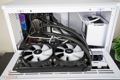 Quick Ship - Jetstream White - AMD Ryzen 7 9800X3D CPU with AMD 9070 XT