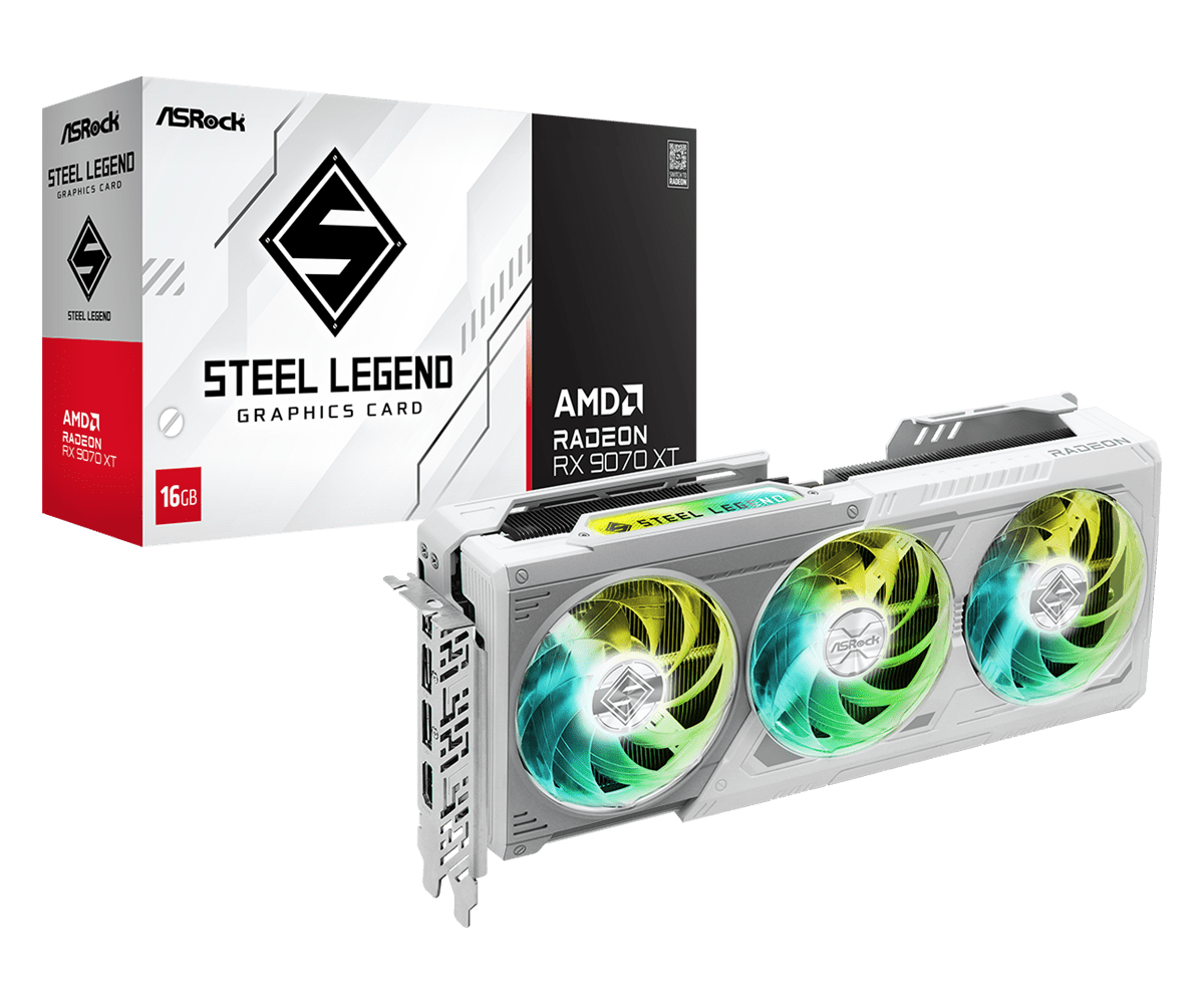 AsRock RX9070XT Steel Legend
