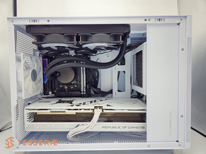 Quick Ship White - Mirage - AMD Ryzen 9 9950X3D CPU with RTX 4090