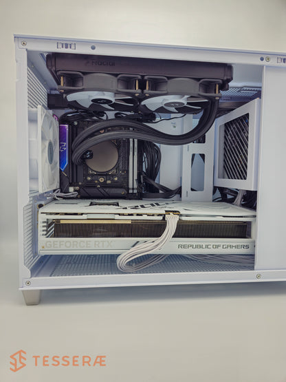 Quick Ship White - Mirage - AMD Ryzen 9 9950X3D CPU with RTX 4090